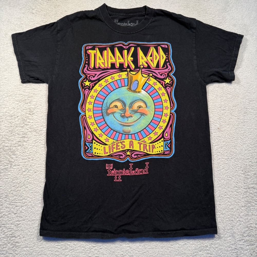 Trippie Redd Life's A Trip Trippieland TourTee Black Rap Hip Hop Concert‎ M